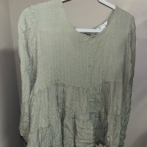 American Eagle Outfitters Sage Blouse